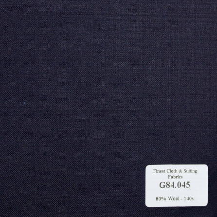 G84.045 Kevinlli V7 - Vải Suit 80% Wool - Xanh đen